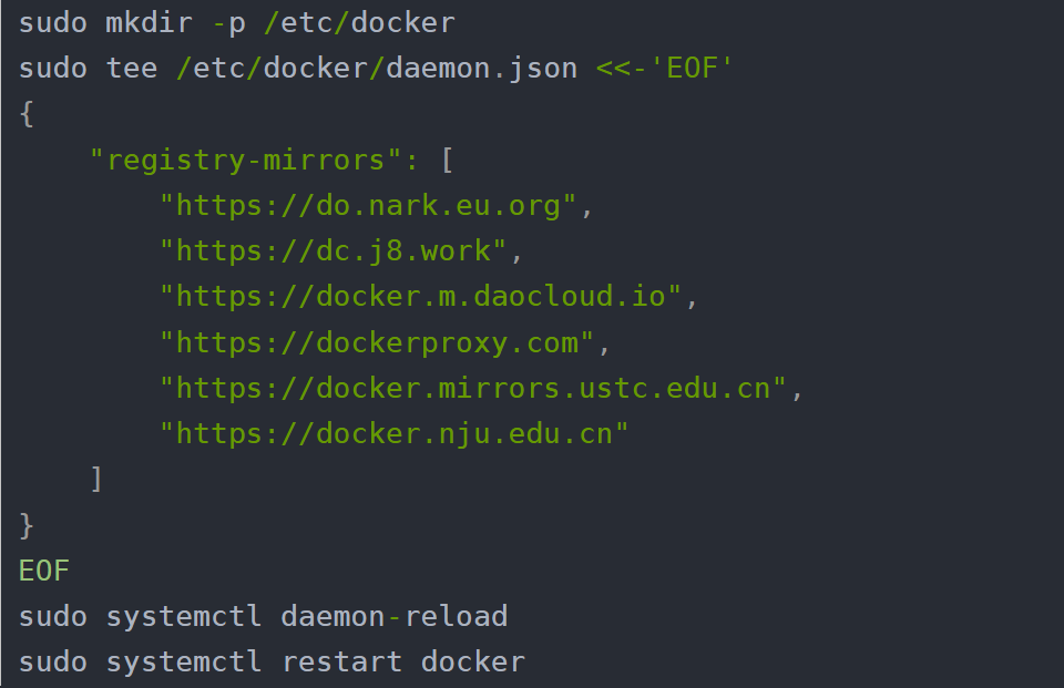docker拉取镜像失败